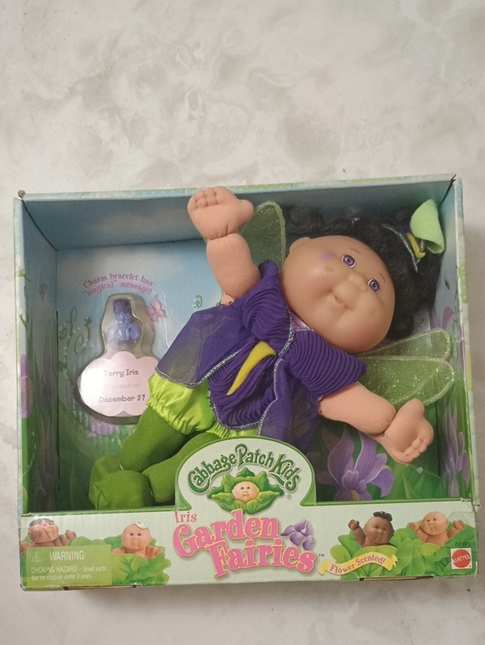 Mattel Cabbage Patch Kids Garden Fairies Doll - Purple & Green Outfit